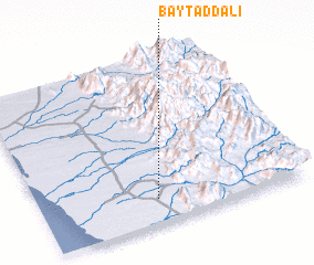 3d view of Bayt ad Dālī