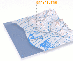 3d view of Qaryat ‘Utah