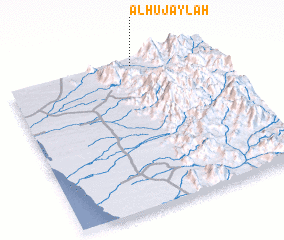 3d view of Al Ḩujaylah