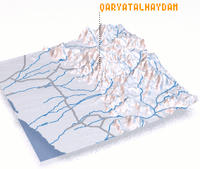 3d view of Qaryat al Ḩaydam