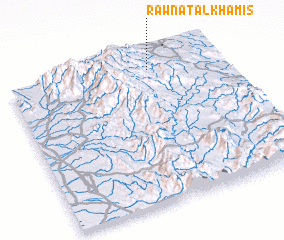 3d view of Rawnat al Khamīs