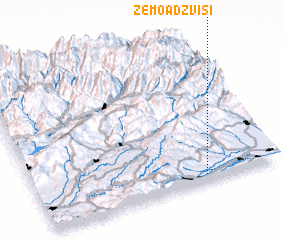 3d view of Zemo-Adzvisi