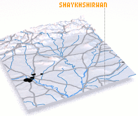 3d view of Shaykh Shirwān