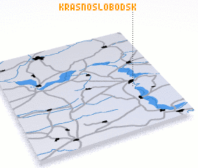 3d view of Krasnoslobodsk