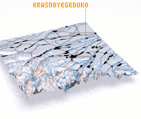 3d view of Krasnoye Geduko