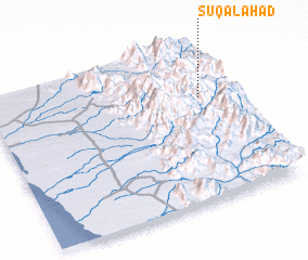 3d view of Sūq al Aḩad