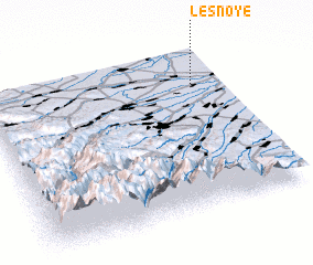 3d view of Lesnoye