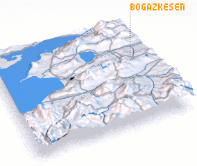 3d view of Boğazkesen