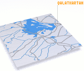 3d view of Qal‘at Karţah