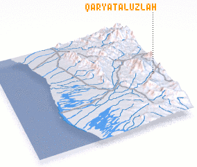 3d view of Qaryat al ‘Uzlah