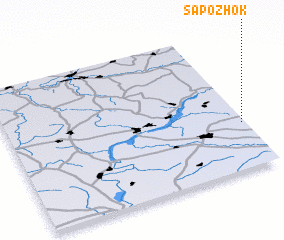 3d view of Sapozhok