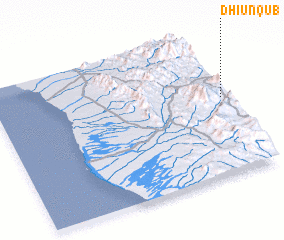 3d view of Dhī ‘Unqub