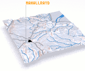 3d view of Maḩall Rayd