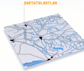 3d view of Qaryat al Ḩaylah