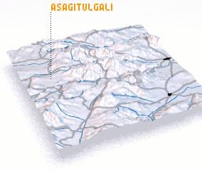 3d view of Aşağı Tulgalı