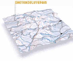 3d view of Sheykh Selū-ye Pā\