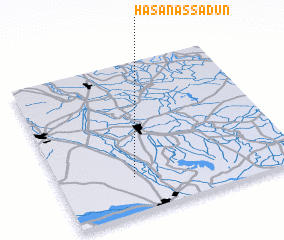 3d view of Ḩasan as Sa‘dūn