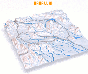 3d view of Maḩallah