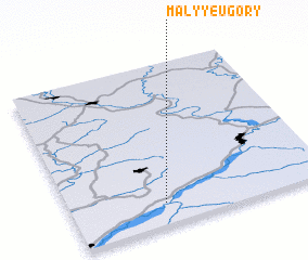 3d view of Malyye Ugory