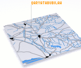 3d view of Qaryat Abū Bilāw