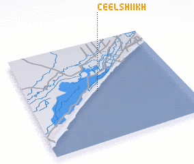 3d view of Ceel Shiikh