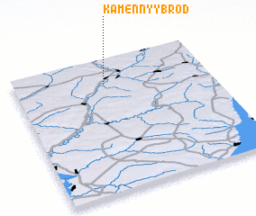 3d view of Kamennyy Brod