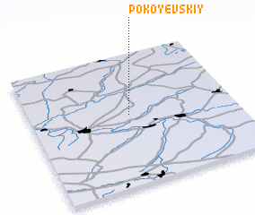 3d view of Pokoyevskiy