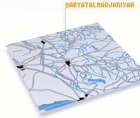 3d view of Qaryat al Marjānīyah