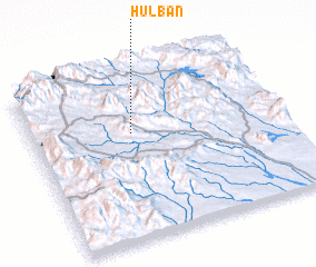 3d view of Ḩulbān