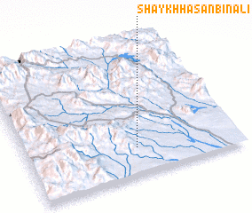 3d view of Shaykh Ḩasan Bin ‘Alī