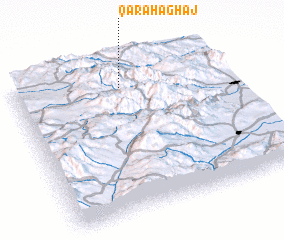 3d view of Qarah Āghāj