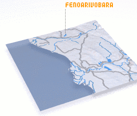 3d view of Fenoarivo-Bara