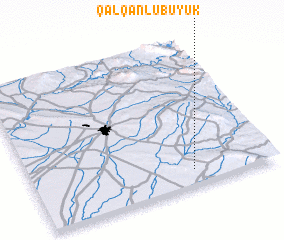 3d view of Qalqānlū Buyūk