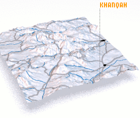 3d view of Khānqāh