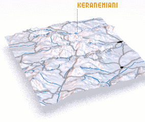 3d view of Kerān-e Mīānī