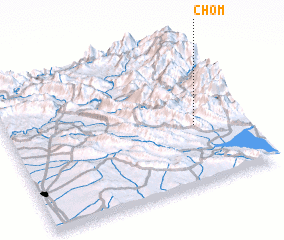 3d view of Chōm