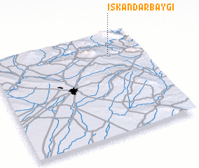 3d view of Iskandar Baygī