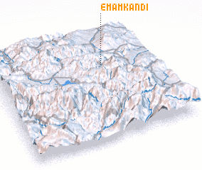 3d view of Emām Kandī