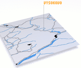 3d view of Vysokovo