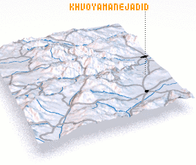 3d view of Khvoyaman-e Jadīd