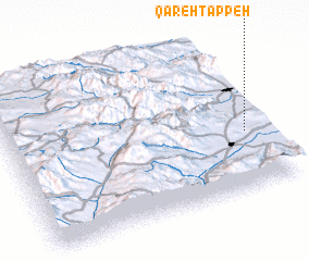 3d view of Qareh Tappeh