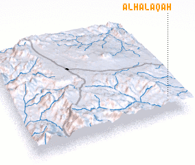 3d view of Al Ḩalaqah