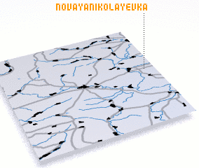 3d view of Novaya Nikolayevka