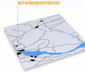 3d view of Avtozavodskiy Rayon