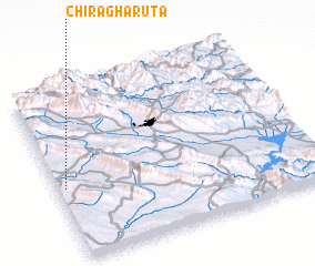 3d view of Chiragha Ruta