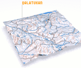 3d view of Qalā Tūkān