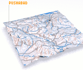 3d view of Pūshābād