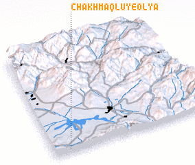 3d view of Chakhmāqlū-ye ‘Olyā