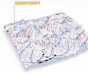 3d view of Nizhniy Gerit