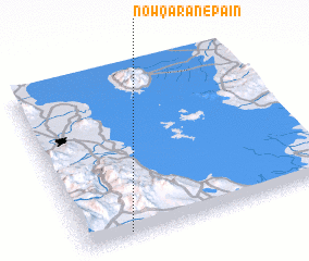 3d view of Nowqarān-e Pā\